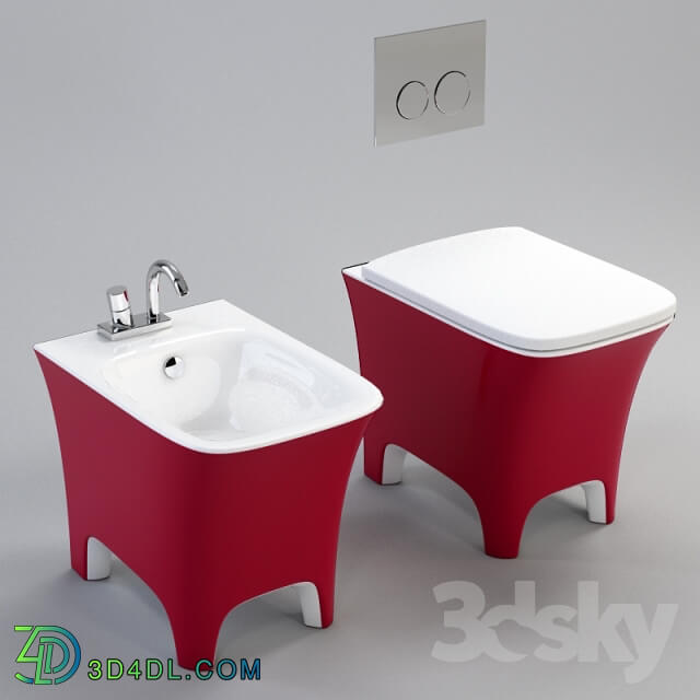 ARTCERAM COW toilet bidet 