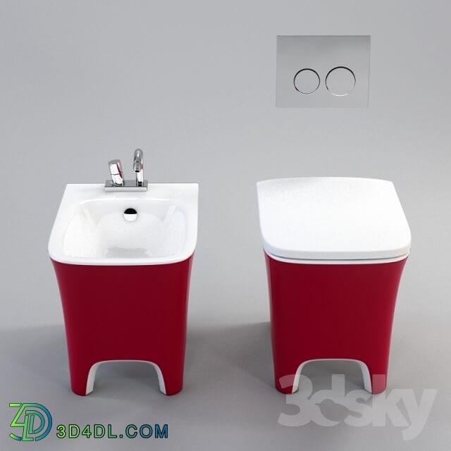 ARTCERAM COW toilet bidet 