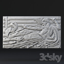 Art Deco Bas Relief 