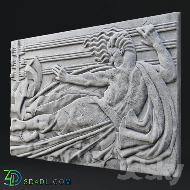 Art Deco Bas Relief