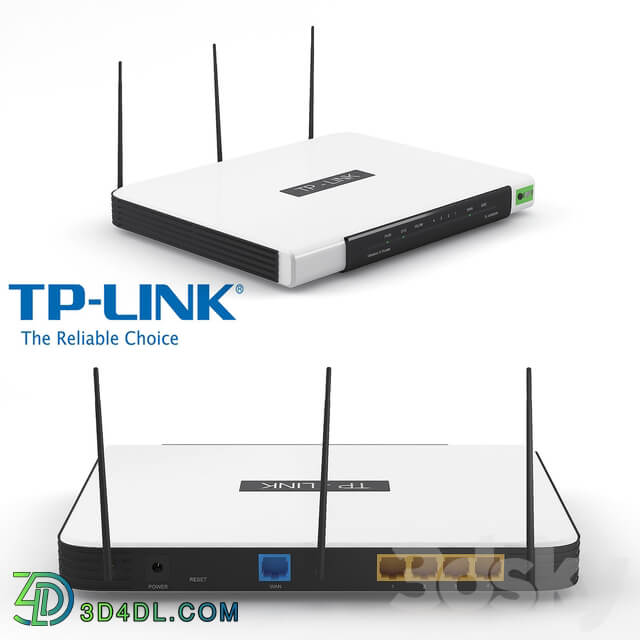 TP Link Wifi Router PC other electronics 3D Models