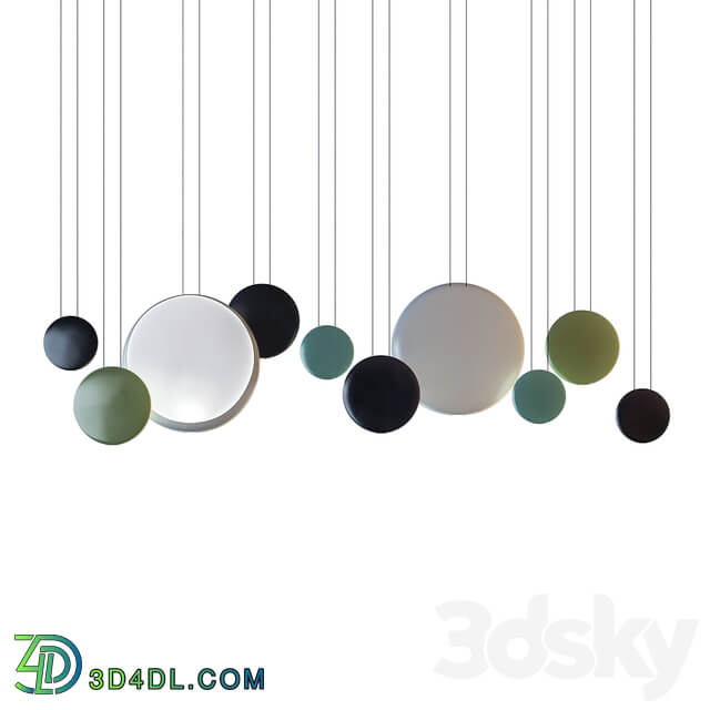 Lamp Vibia Cosmos Pendant light 3D Models