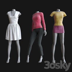 Women 39 s clothing 2 Clothes 3D Models 