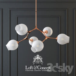 CHANDELIER LINDSEY ADELMAN BRANCHING BUBBLE CHANDELIER 8 MILK 