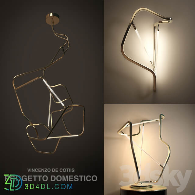 Lamp kit progettodomestico Pendant light 3D Models