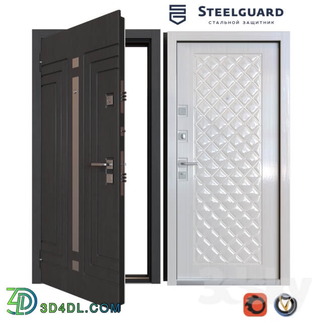 Input metal door SteelGuard Komo