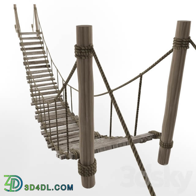 Suspension bridge Other 3D Models
