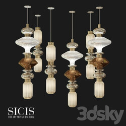 BALLET CEILING LAMP Pendant light 3D Models 