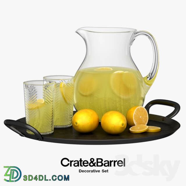 Crate Barrel Decorative Set