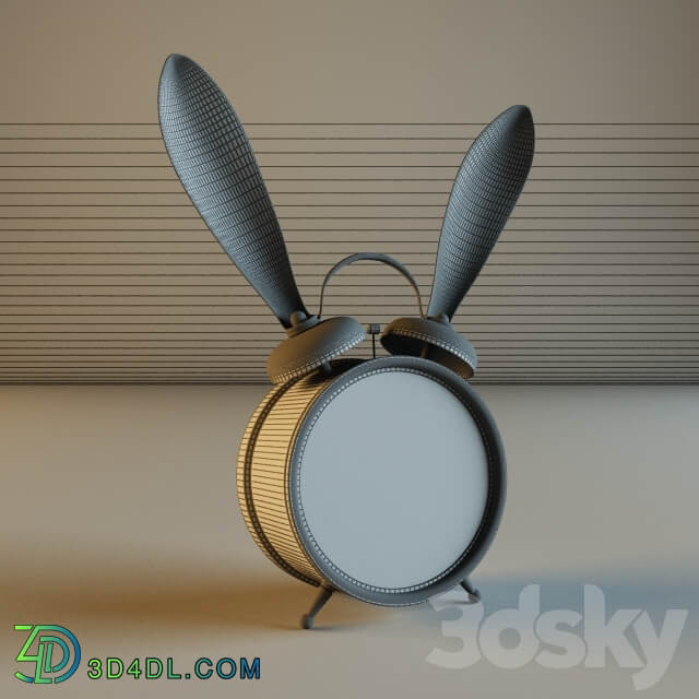 The Emily Meritt Bunny Alarm Clocks Watches Clocks 3D Models