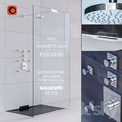 Barrier free shower panel KALDEWEI XETIS 