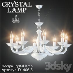 Chandelier Crystal Lamp D1406 8 Pendant light 3D Models 
