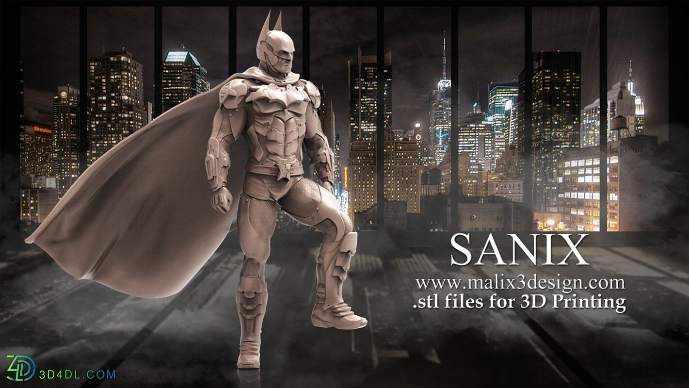 Cubebrush Sanix Batman Diorama