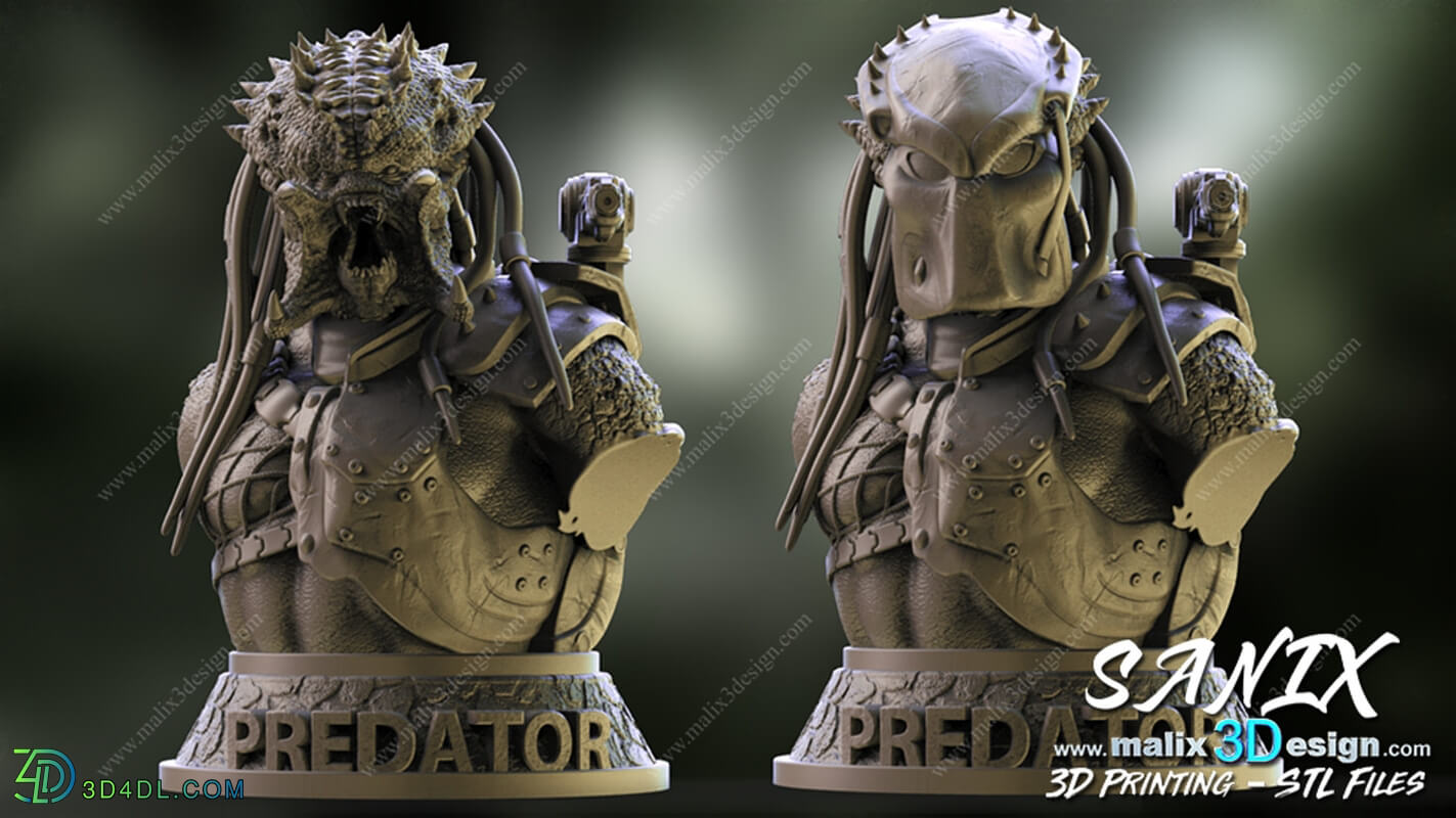 Cubebrush Sanix Predator Bust