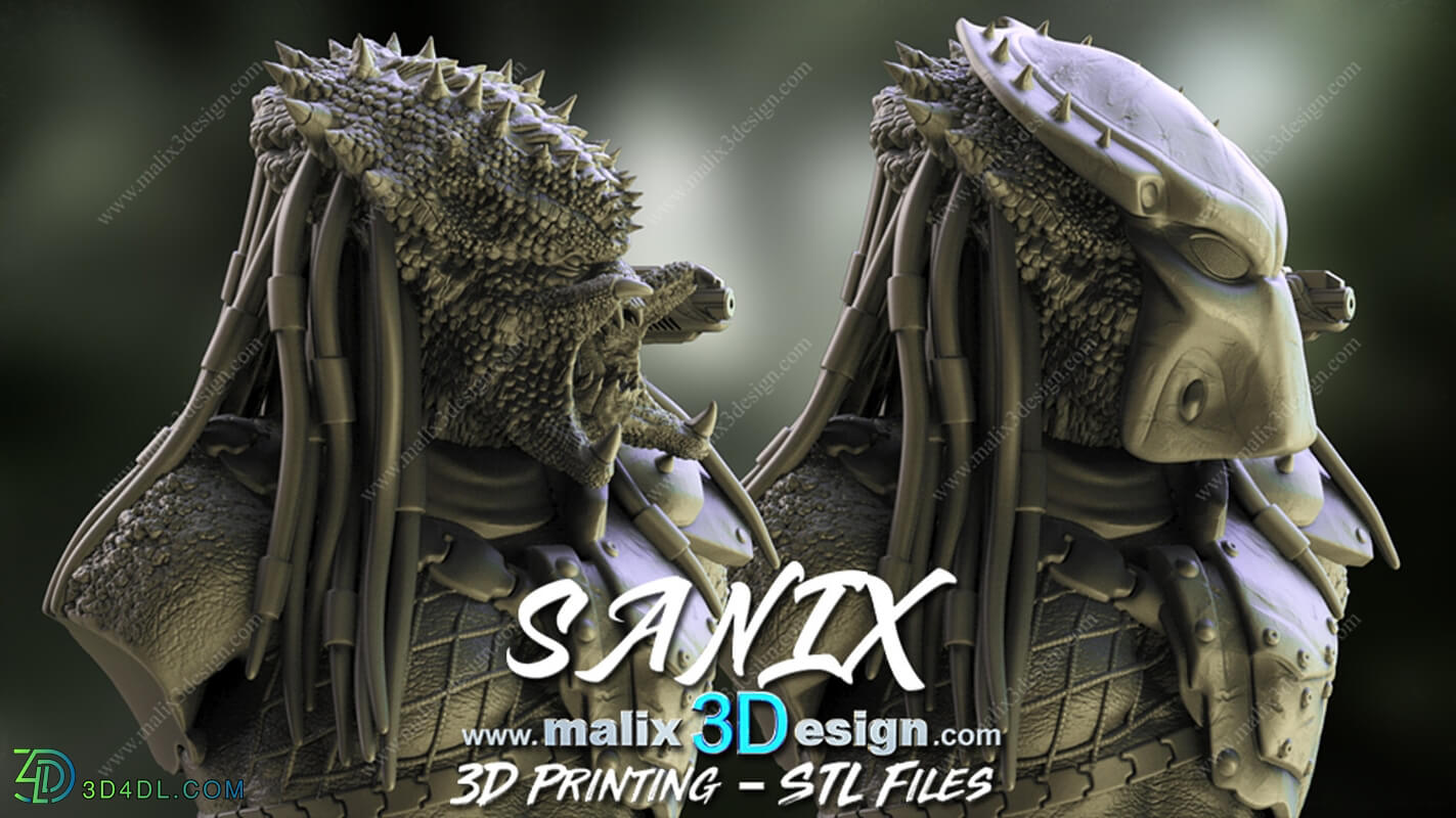 Cubebrush Sanix Predator Bust