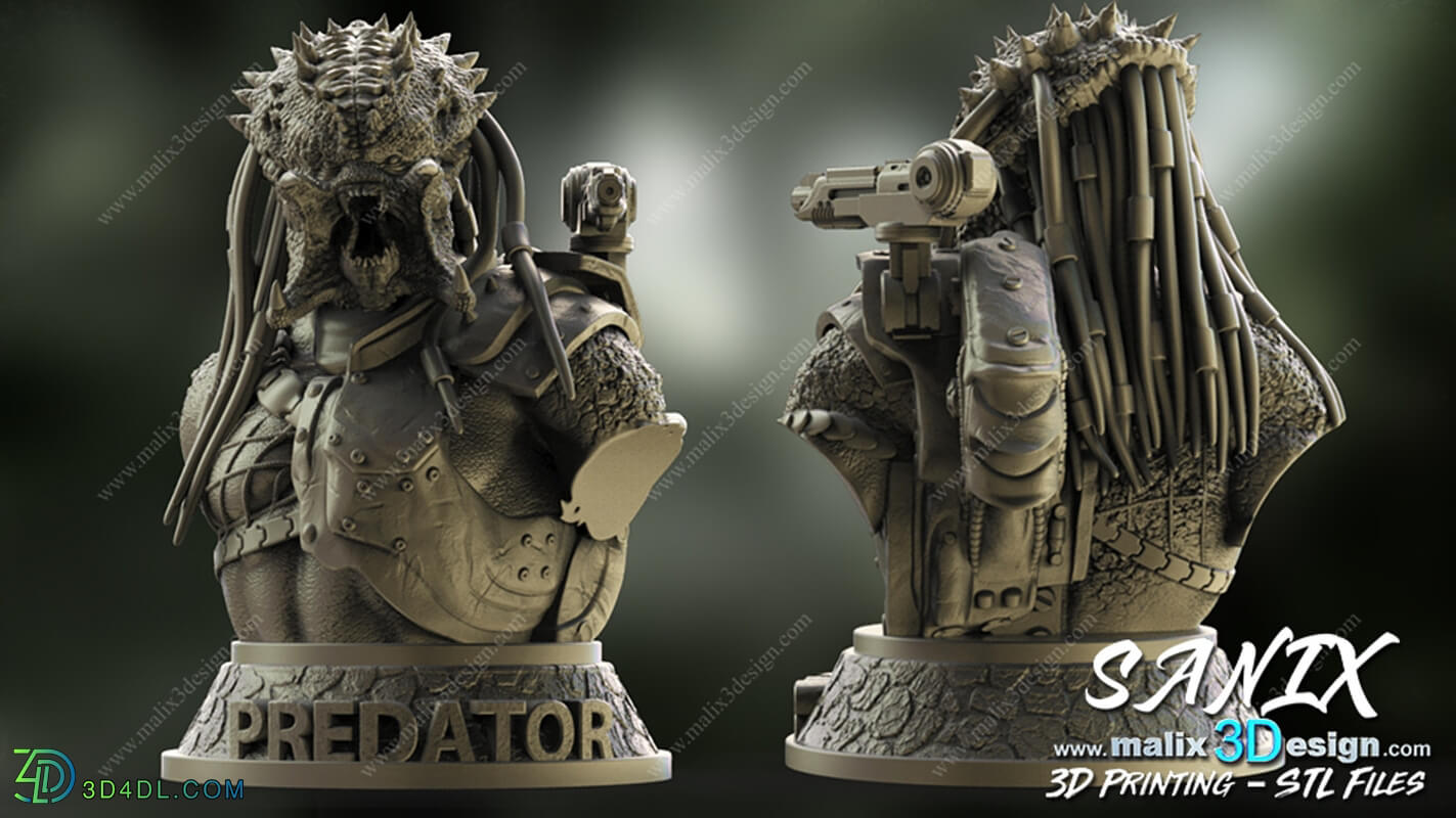 Cubebrush Sanix Predator Bust