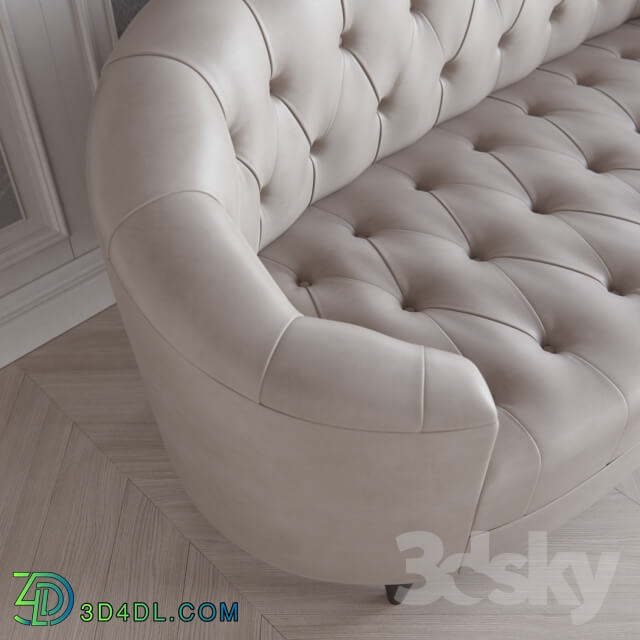 Baker Furniture Oval sofa