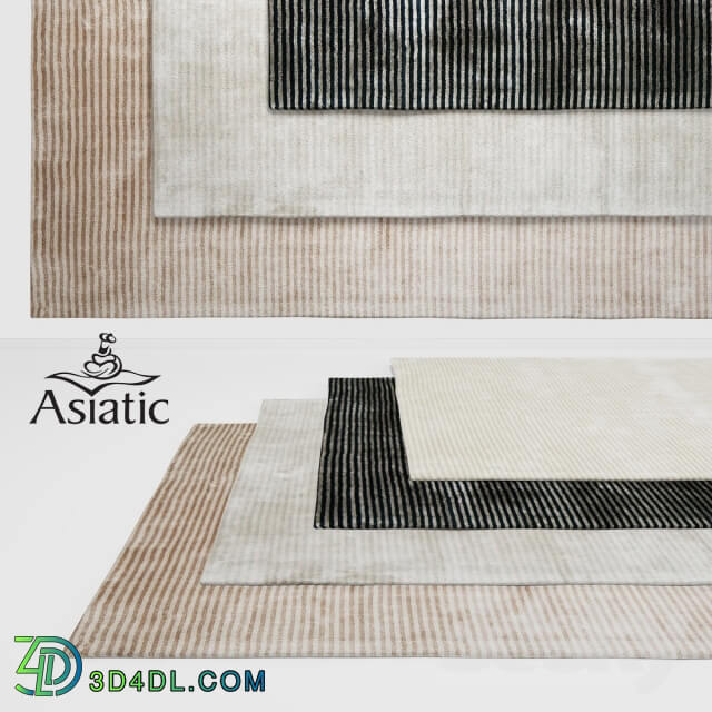 Asiatic Chrome Stripe Rugs