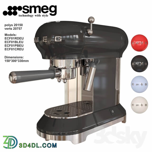 Espresso coffee machine SMEG ECF01