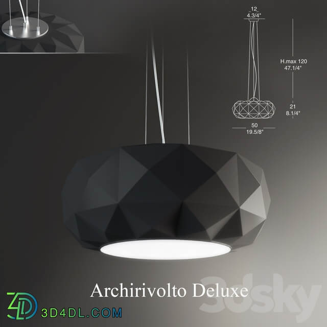 Archirivolto Deluxe Pendant light 3D Models