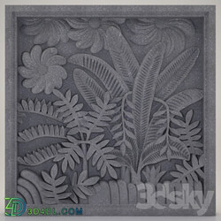 Other decorative objects relief sunflower 