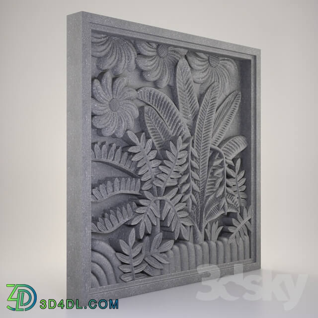 Other decorative objects relief sunflower