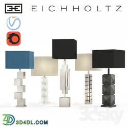 A set of table lamps Eichholtz 