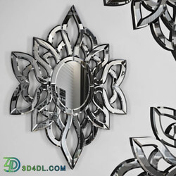 Filigree Flower Mirror 