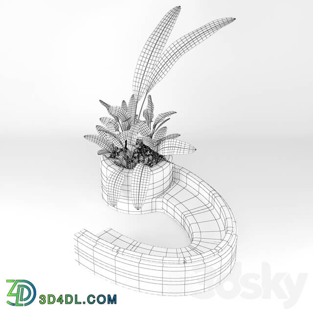 Flowerbed 3D Models