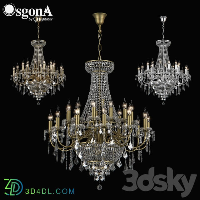 70029x Classic Osgona Pendant light 3D Models