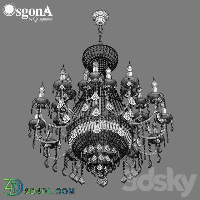 70029x Classic Osgona Pendant light 3D Models