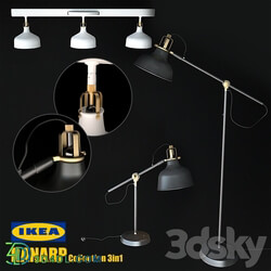 Ikea Ranarp Pendant light 3D Models 