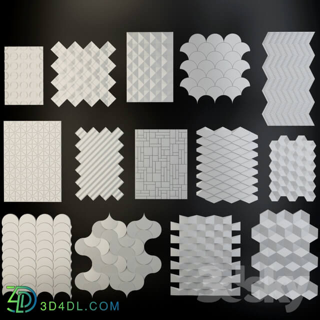 3D Wall Panel Collection 3