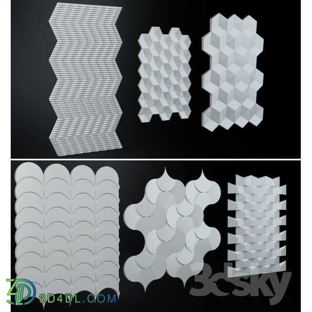3D Wall Panel Collection 3