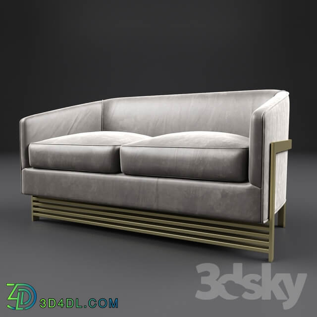 Reginald leather sofa