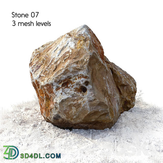 Stone 07 3D Models