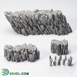 Rock sea Sea rock 3D Models 