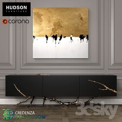 Sideboard Chest of drawer Hudson Meta Credenza 