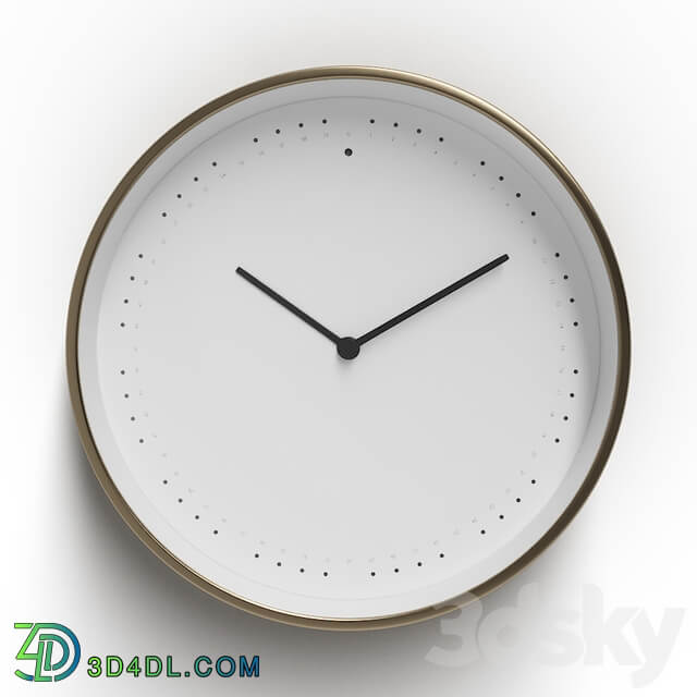 Wall clock PANORERA Watches Clocks 3D Models