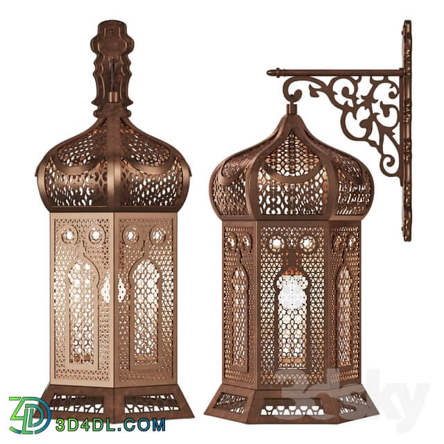 Moroccan lamp sconce 