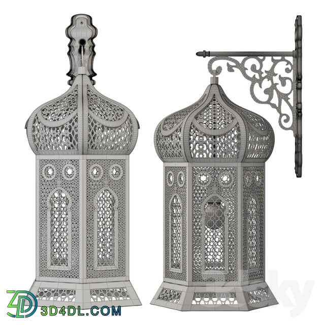 Moroccan lamp sconce 