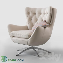 WELLS UPHOLSTERED SWIVEL ARMCHAIR 