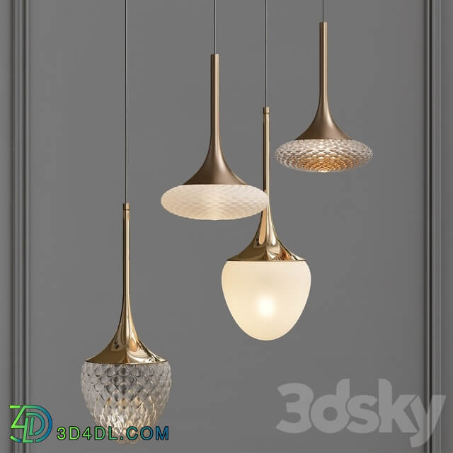 CVL luminaires contract Pendant light 3D Models