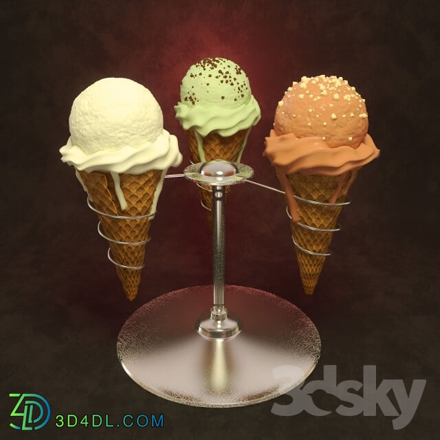 Ice cream with Stand