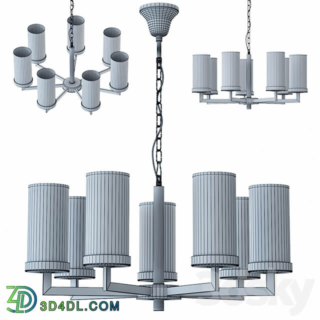 Kelly Wearstler LIAISON ONE TIER Chandelier 7 Pendant light 3D Models