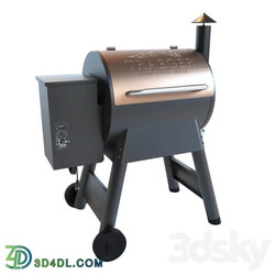 Traeger Outdoor Barbecue Grill Pro Series 22 3D Models 