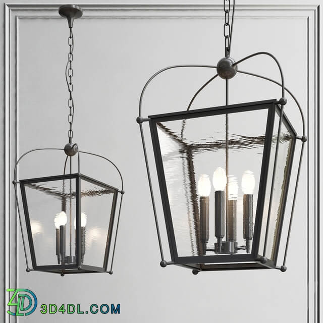 Dutch Glass Pendant Arteco 4 Pendant light 3D Models