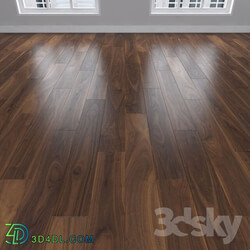 Wood Parquet American walnut 3 types herringbone linear chevron. 