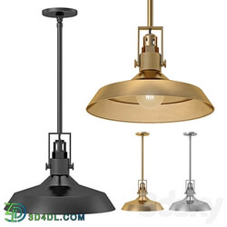 RH Condorcet Metal Shade Pendant Pendant light 3D Models 