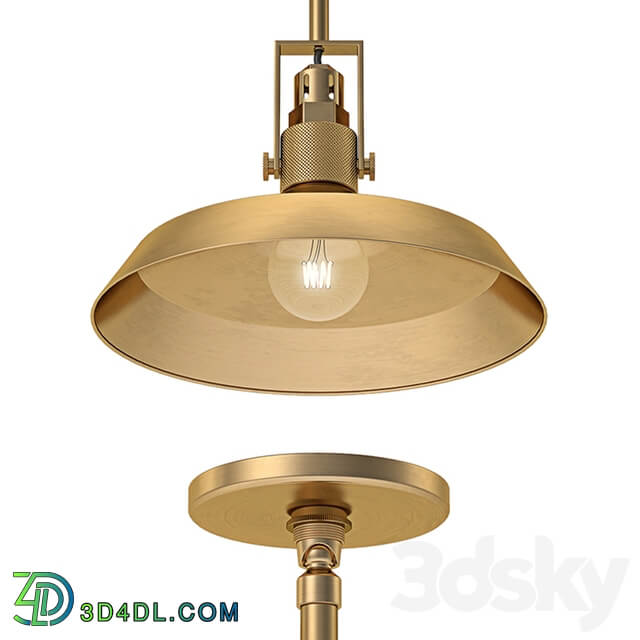 RH Condorcet Metal Shade Pendant Pendant light 3D Models